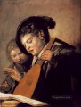 Two Boys Singing portrait Dutch Golden Age Frans Hals